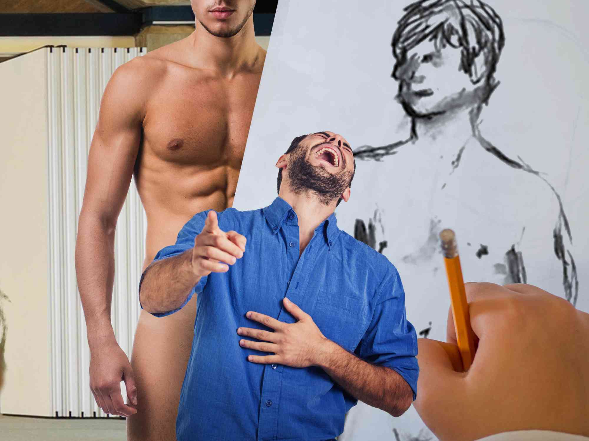 Cheap Stag Do Ideas in London - Life Drawing Stag Stitch-Up