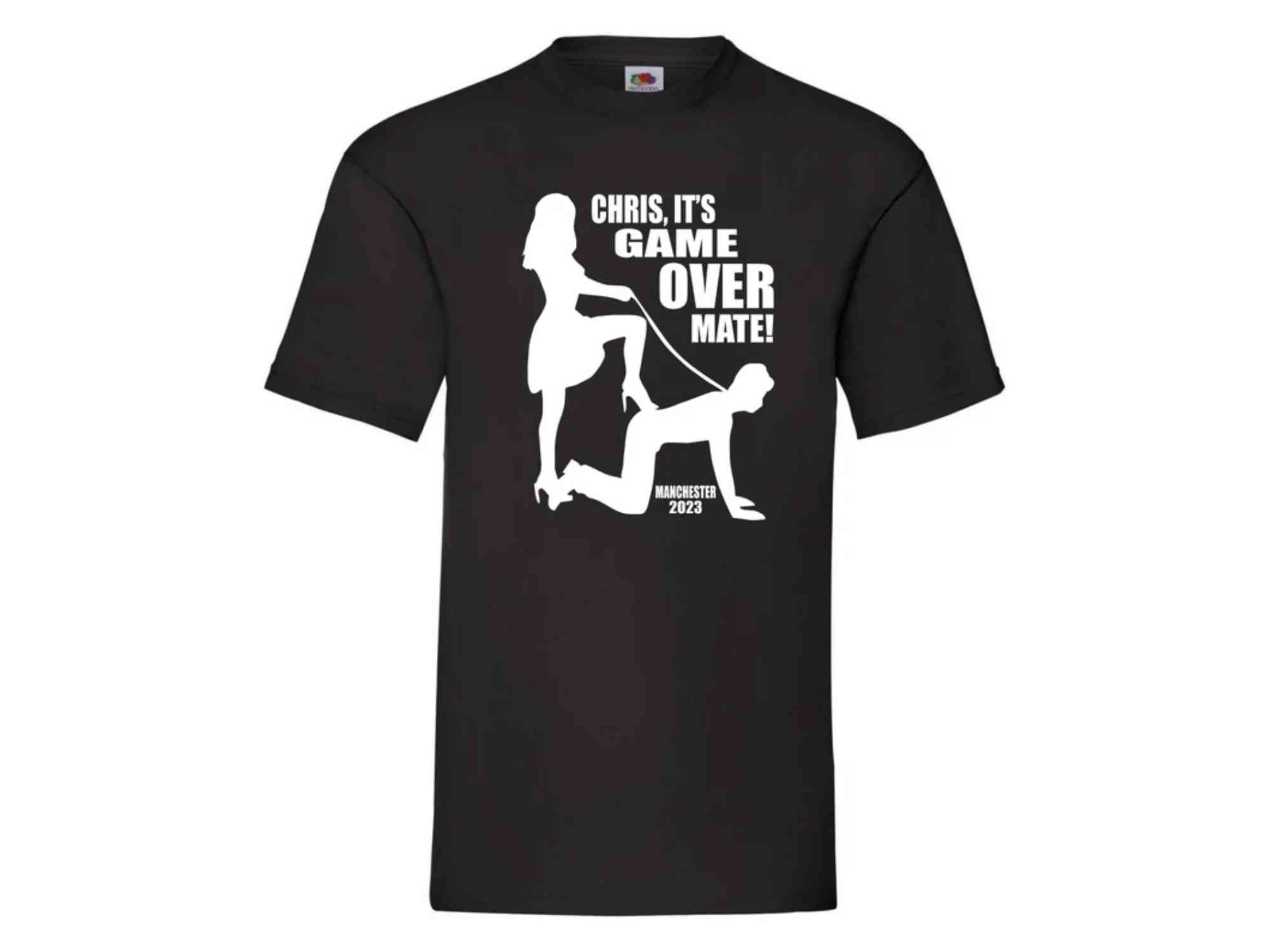 Cheap Stag Do T-Shirts - Game Over