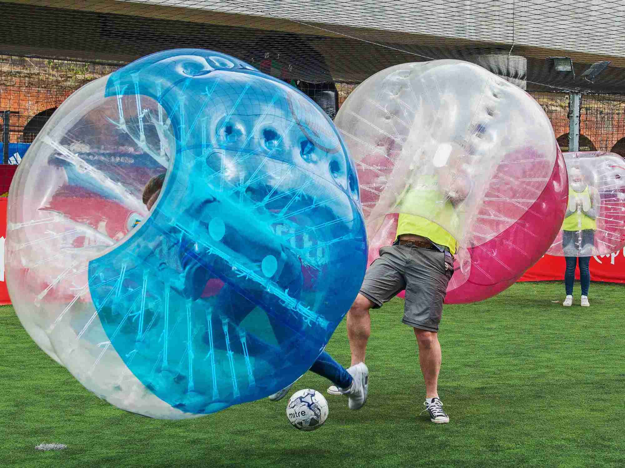 Unusual Team Building Activities in London - Bubble Football