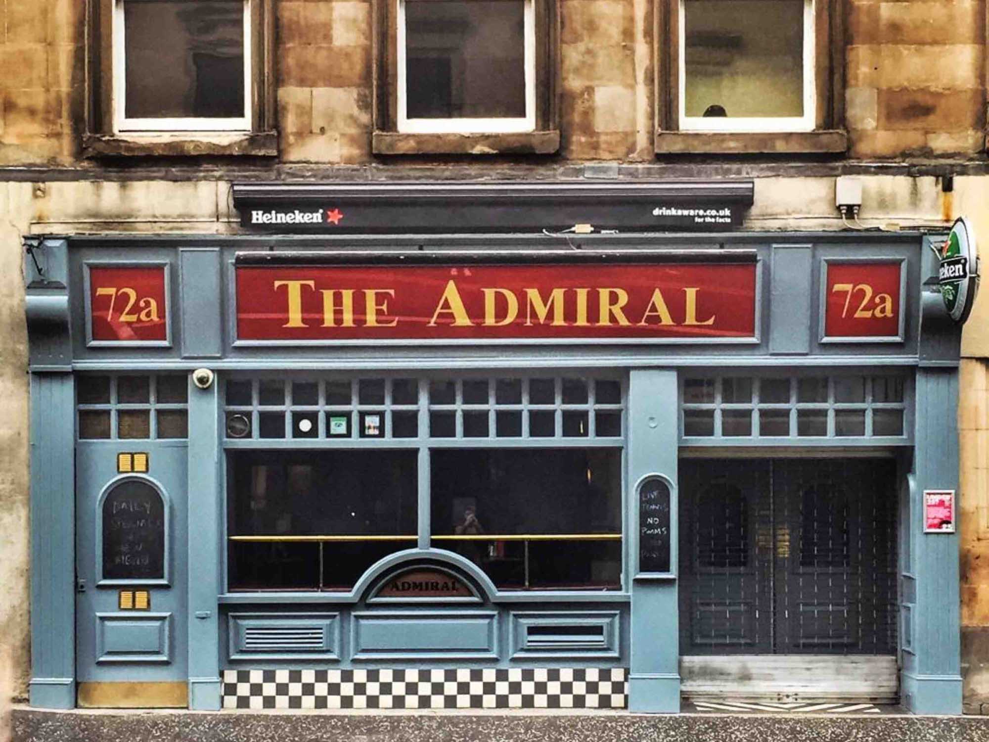 Best Bars in Glasgow - The Admiral Bar