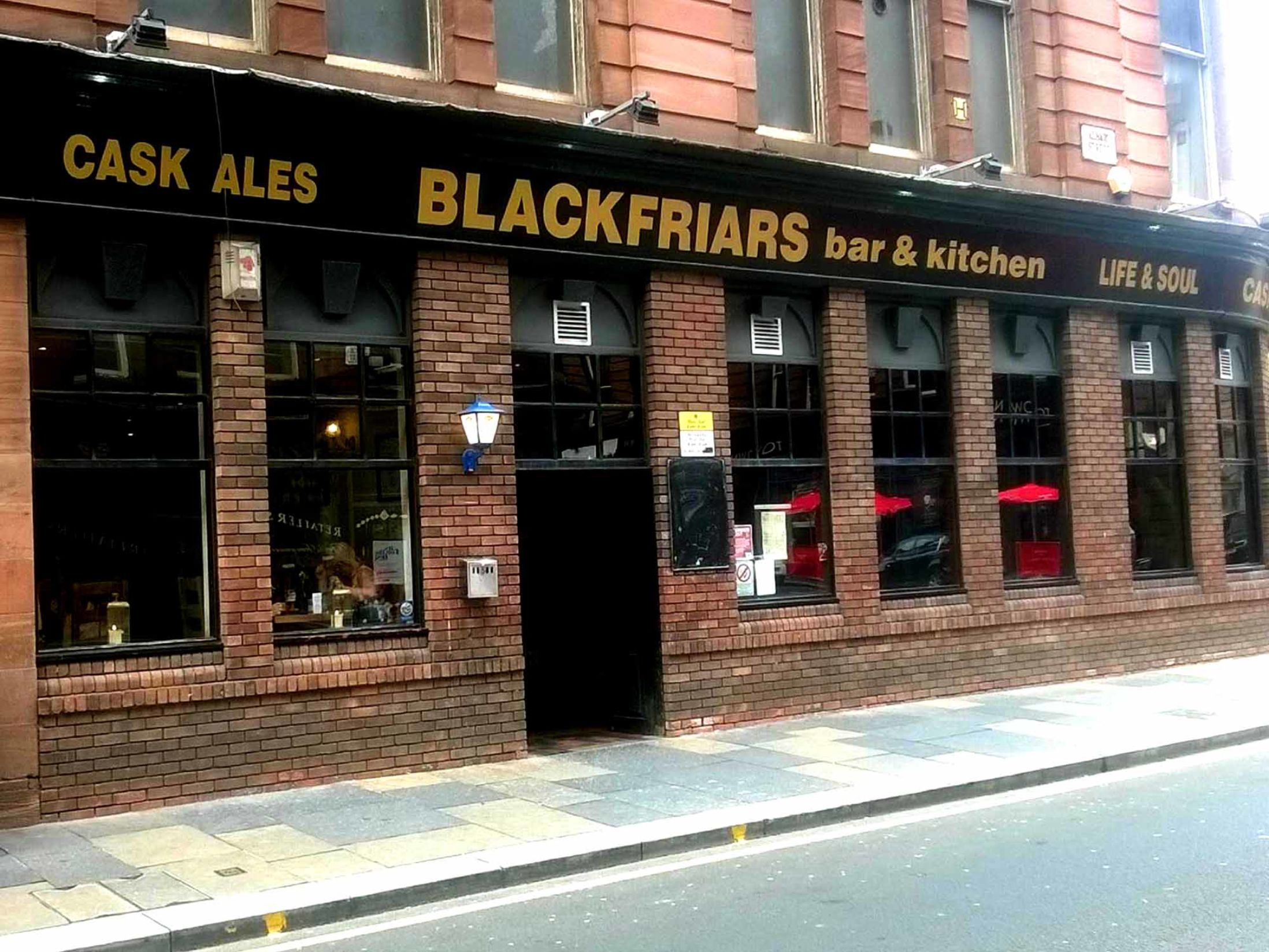 Best Pubs in Glasgow - Blackfriars Bar
