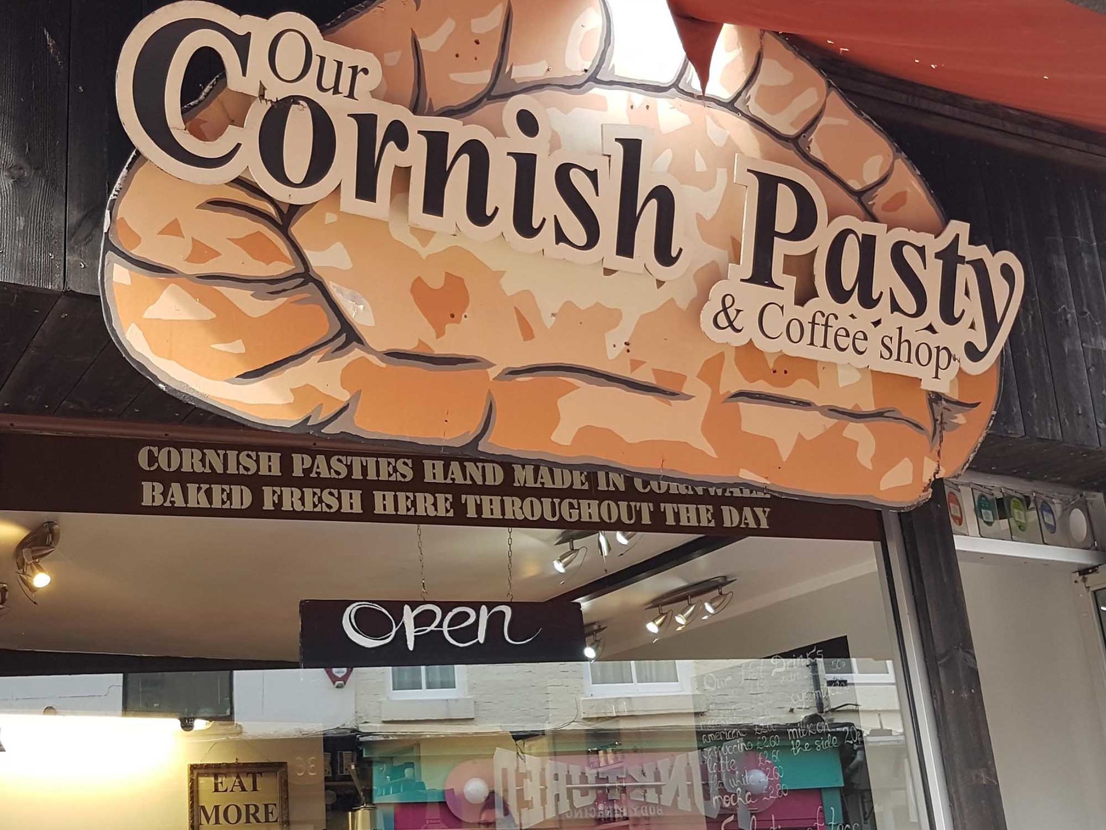 Best Vegan Restaurants in Brighton - Cornish Pasty Shop