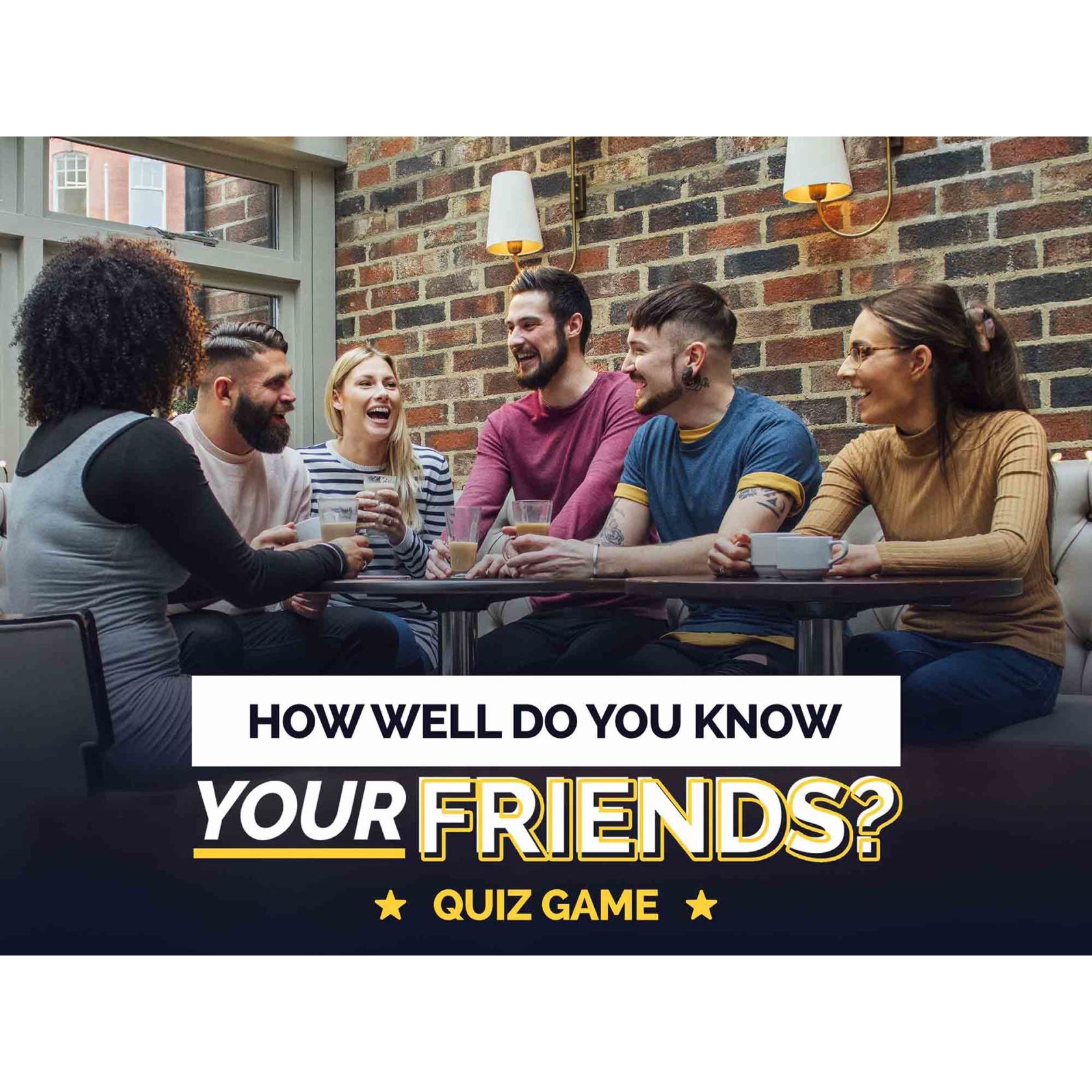 How Well Do You Know Me Quiz for Friends