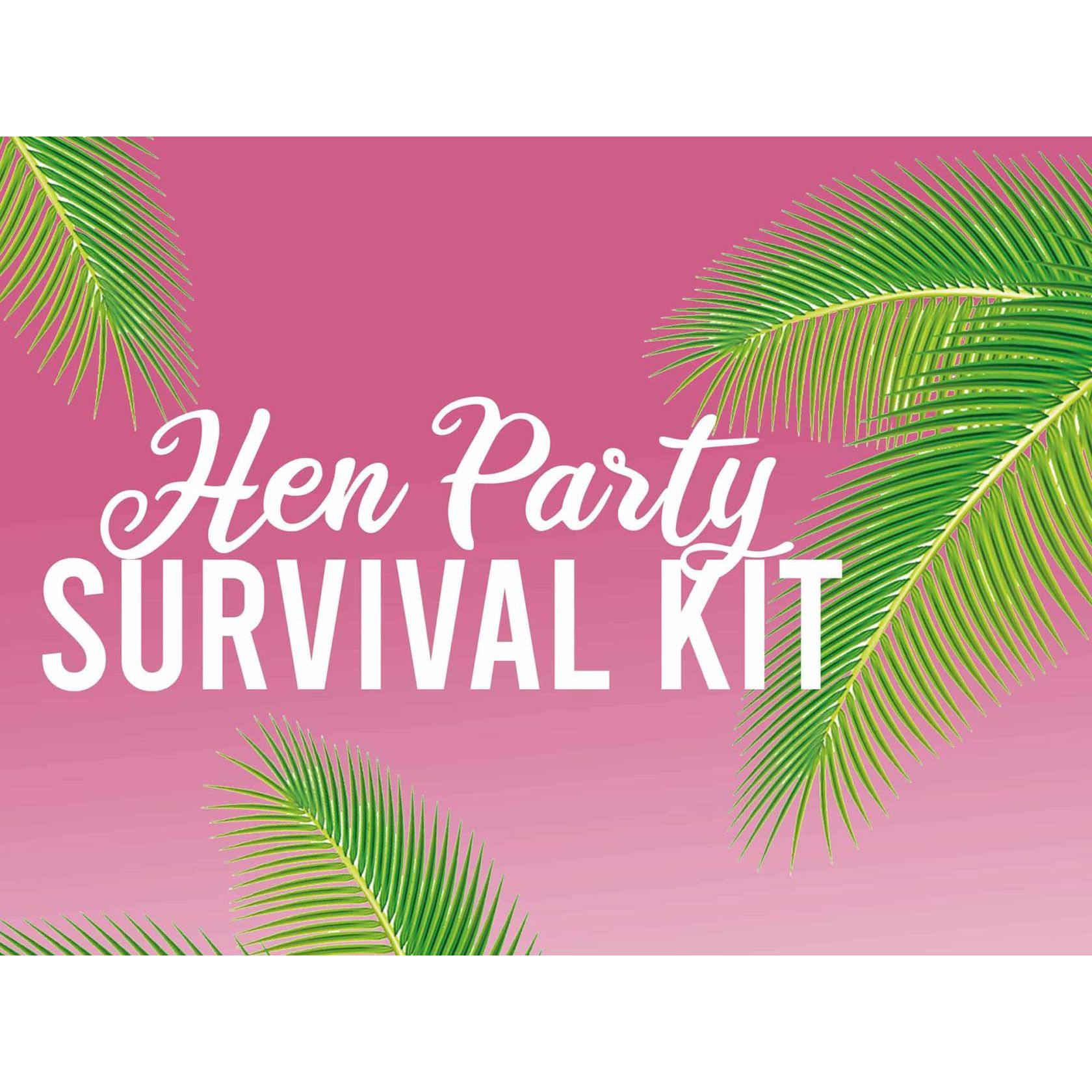Hen Party Survival Kit 16 Hangover Kit Ideas