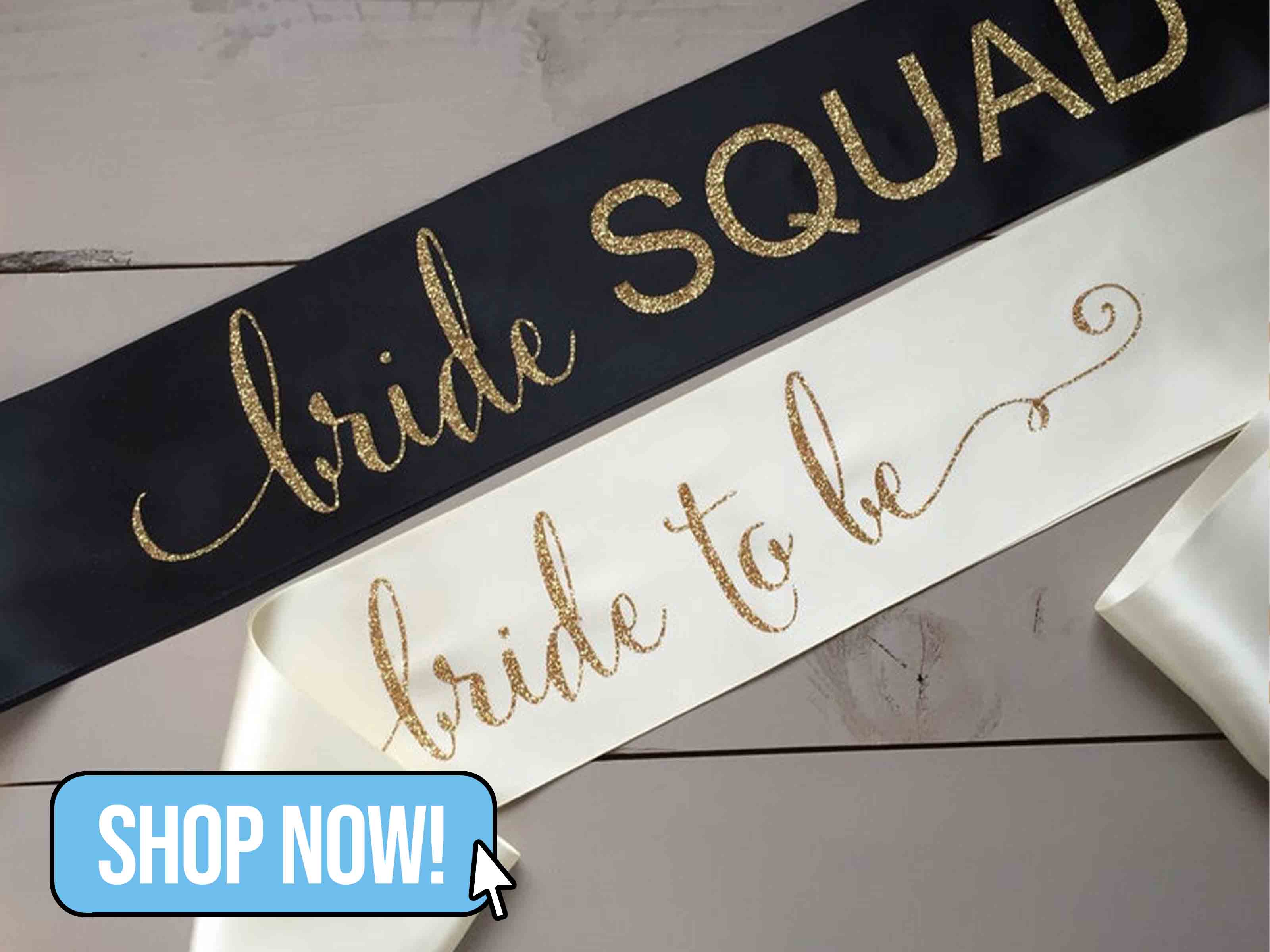 Bride Squad Hen Party Sash - WhiteRabbitsDesign