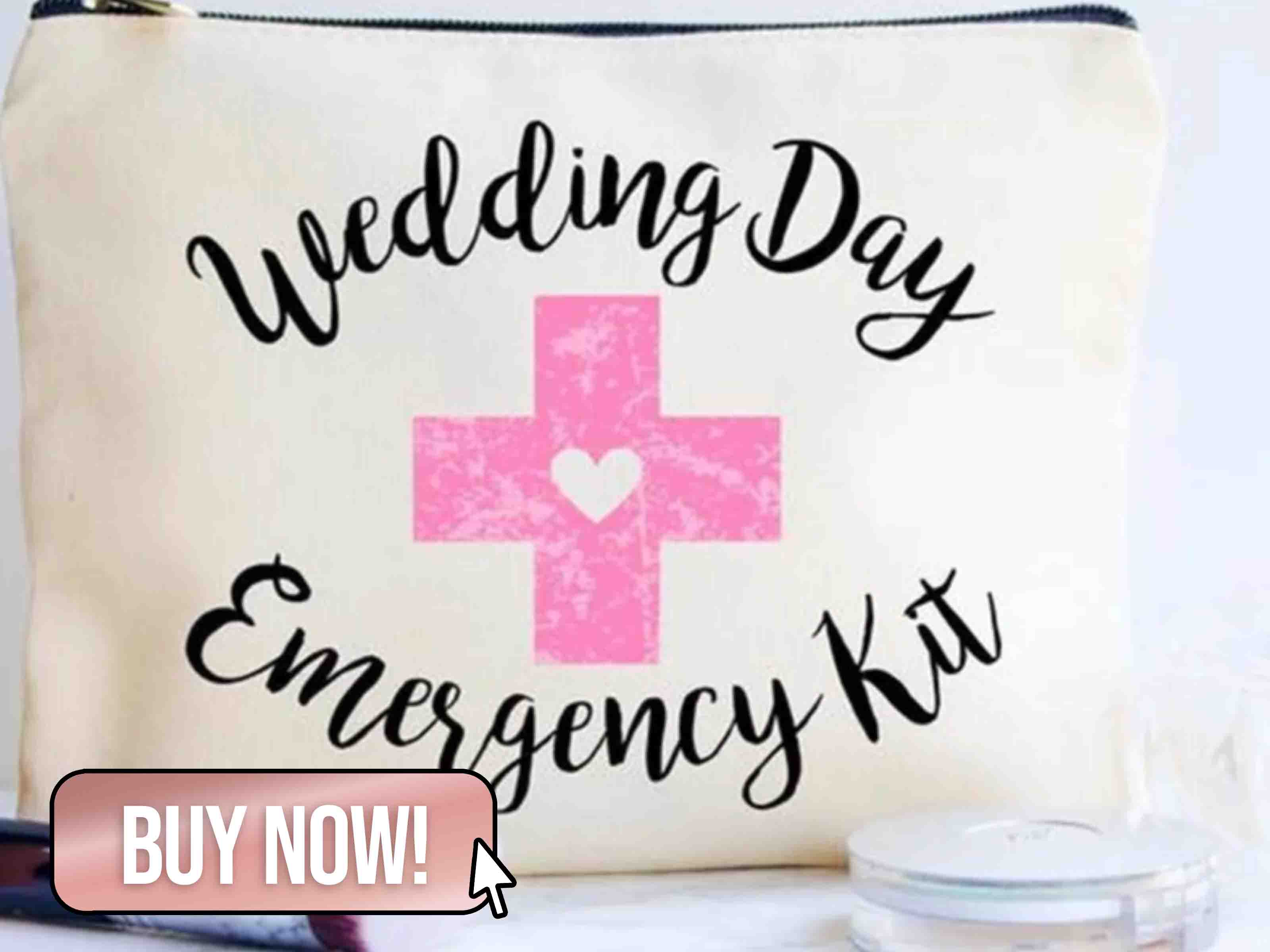 Wedding Day Emergency Kit Bag - PersonalisedElegance