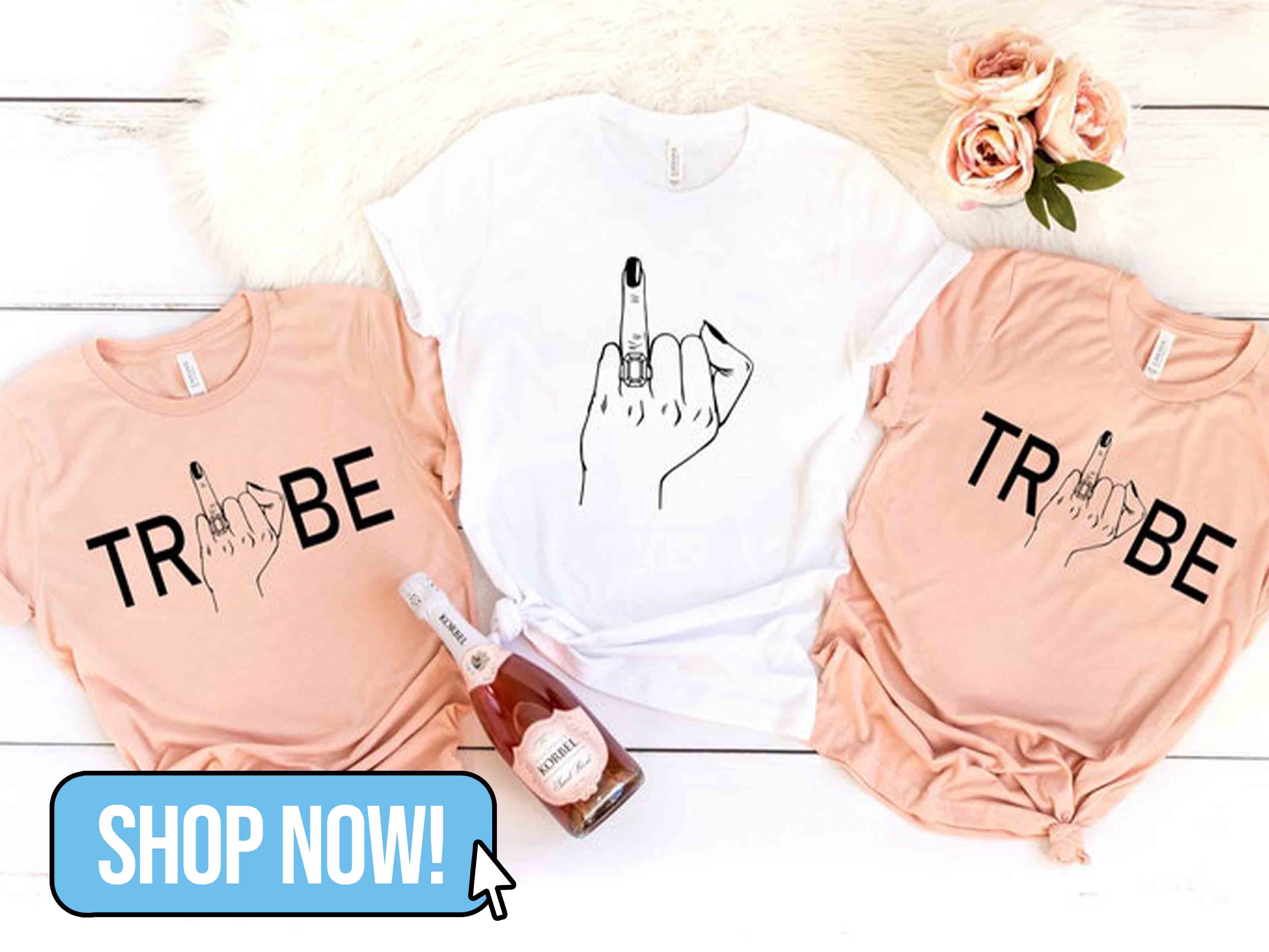 Matching Bride Tribe Tops