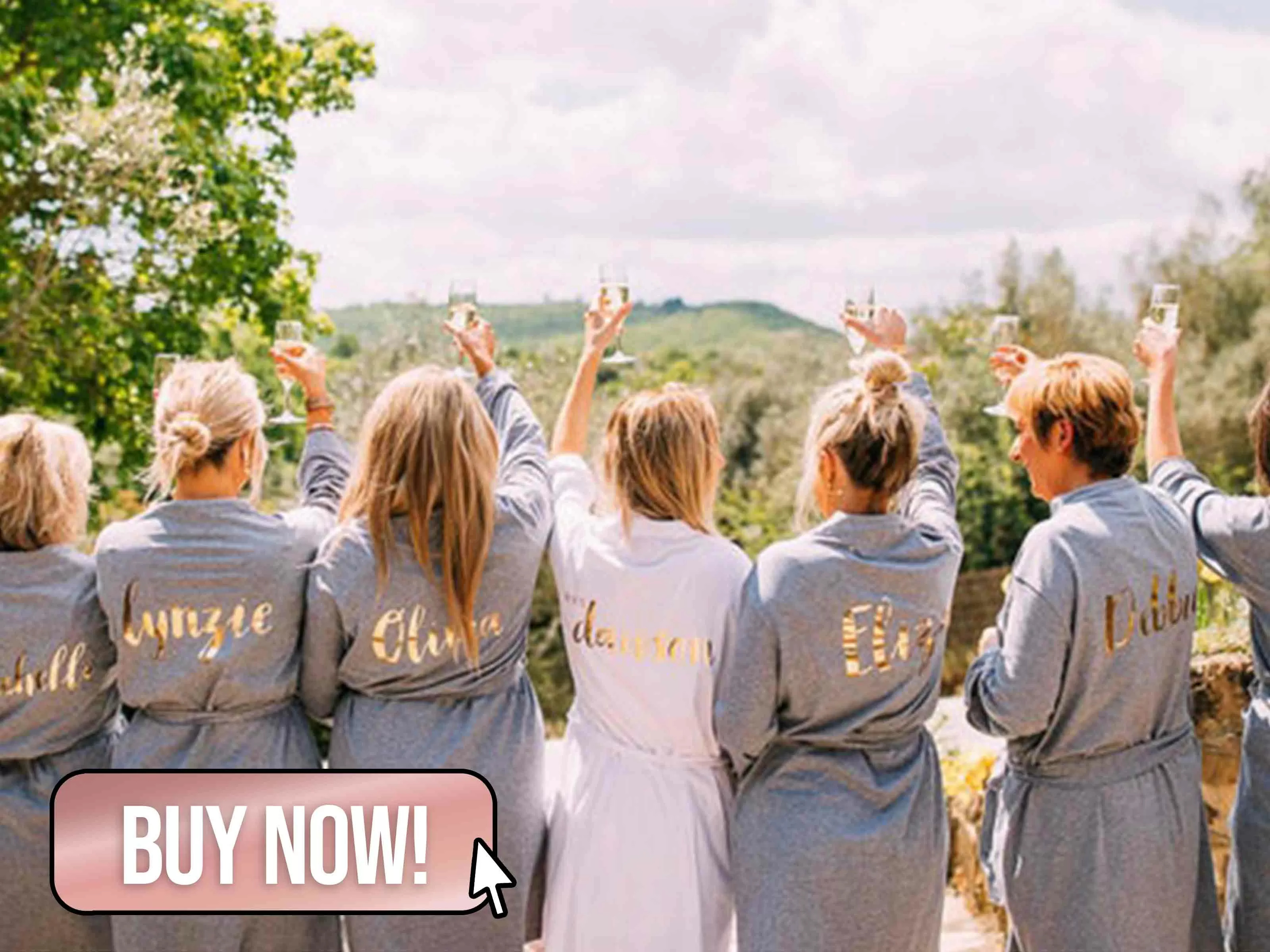 bride tribe dressing gown