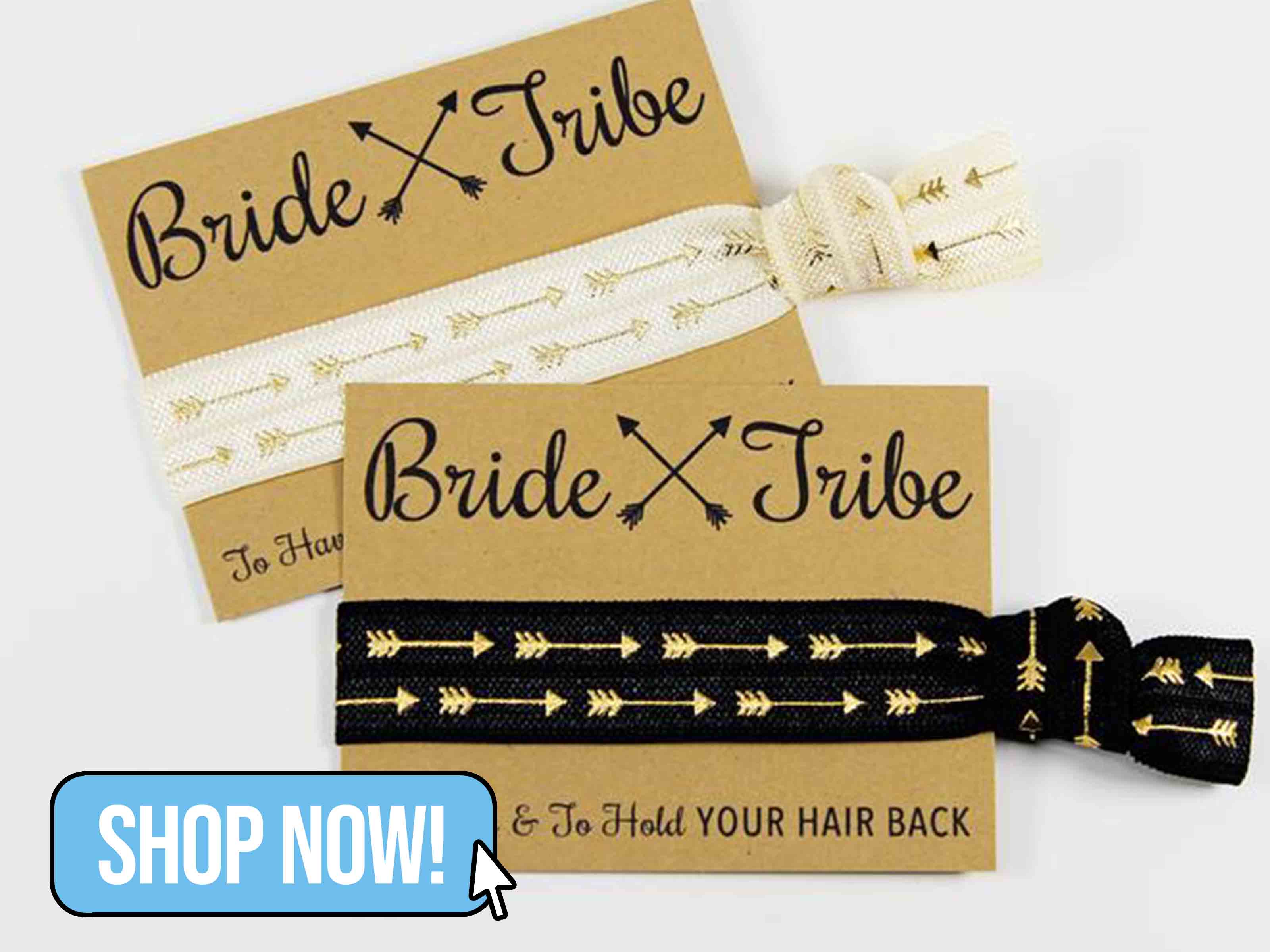 Bride Tribe Hair Ties - TopKnotFavors