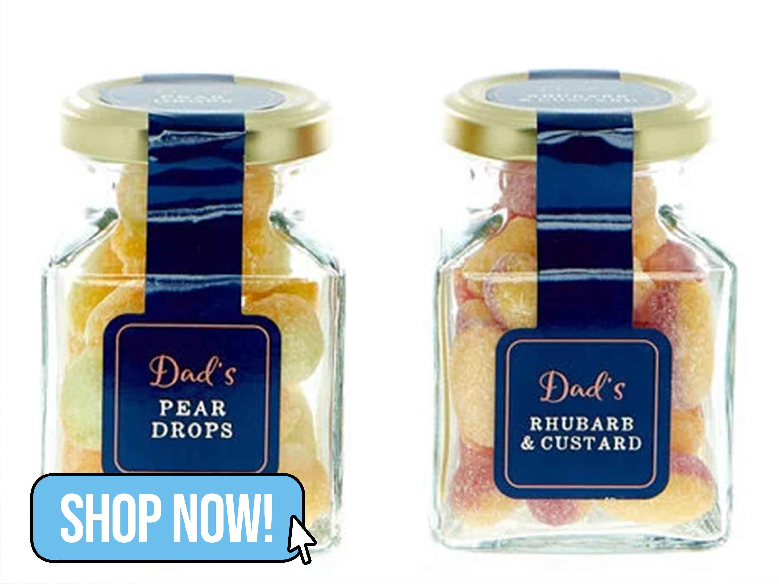 Fathers Day - Dad’s Pear Drops Rhubarb Custard Sweets