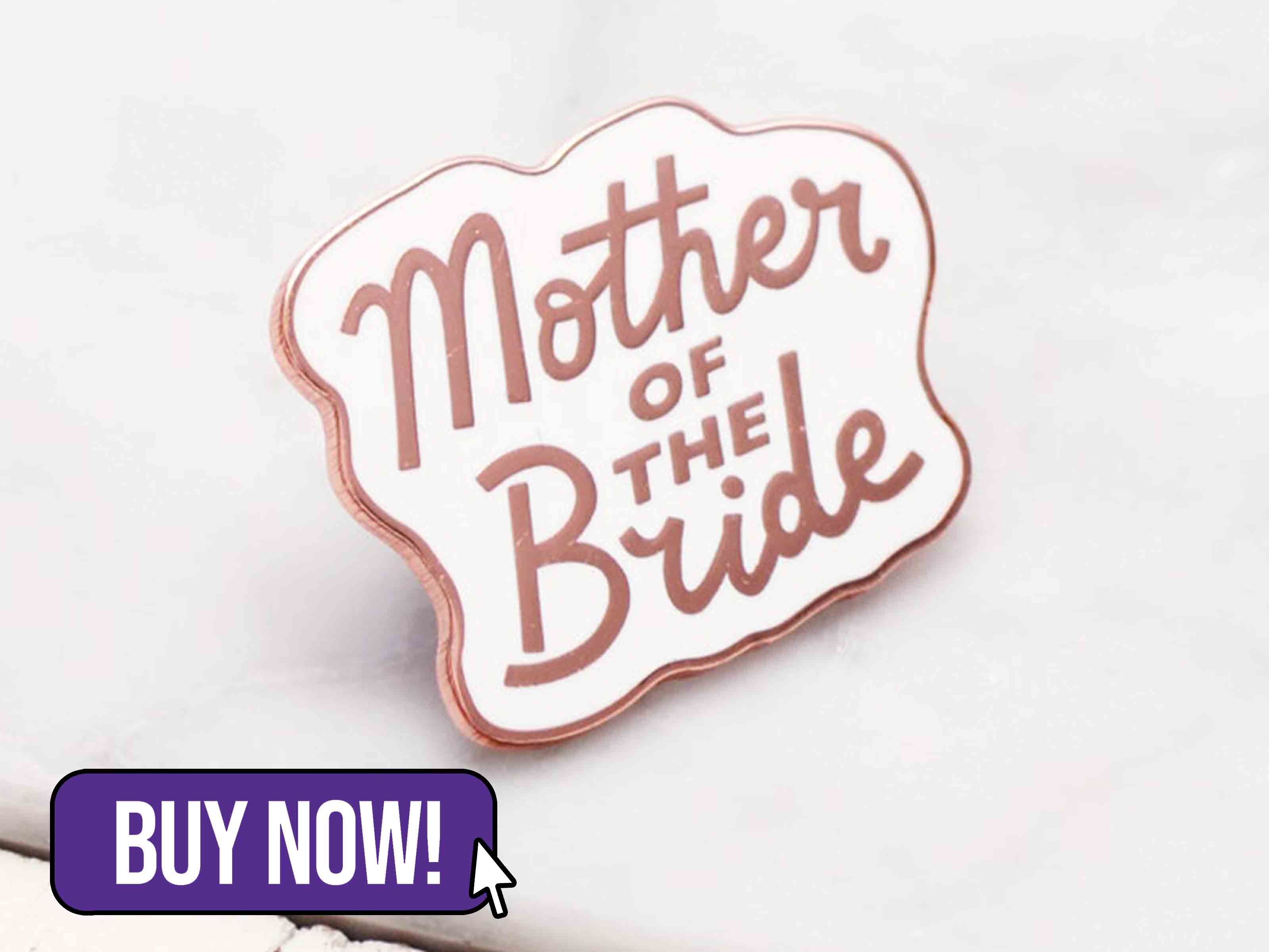 Mother of the Bride Enamel Pin  - AlphabetBags