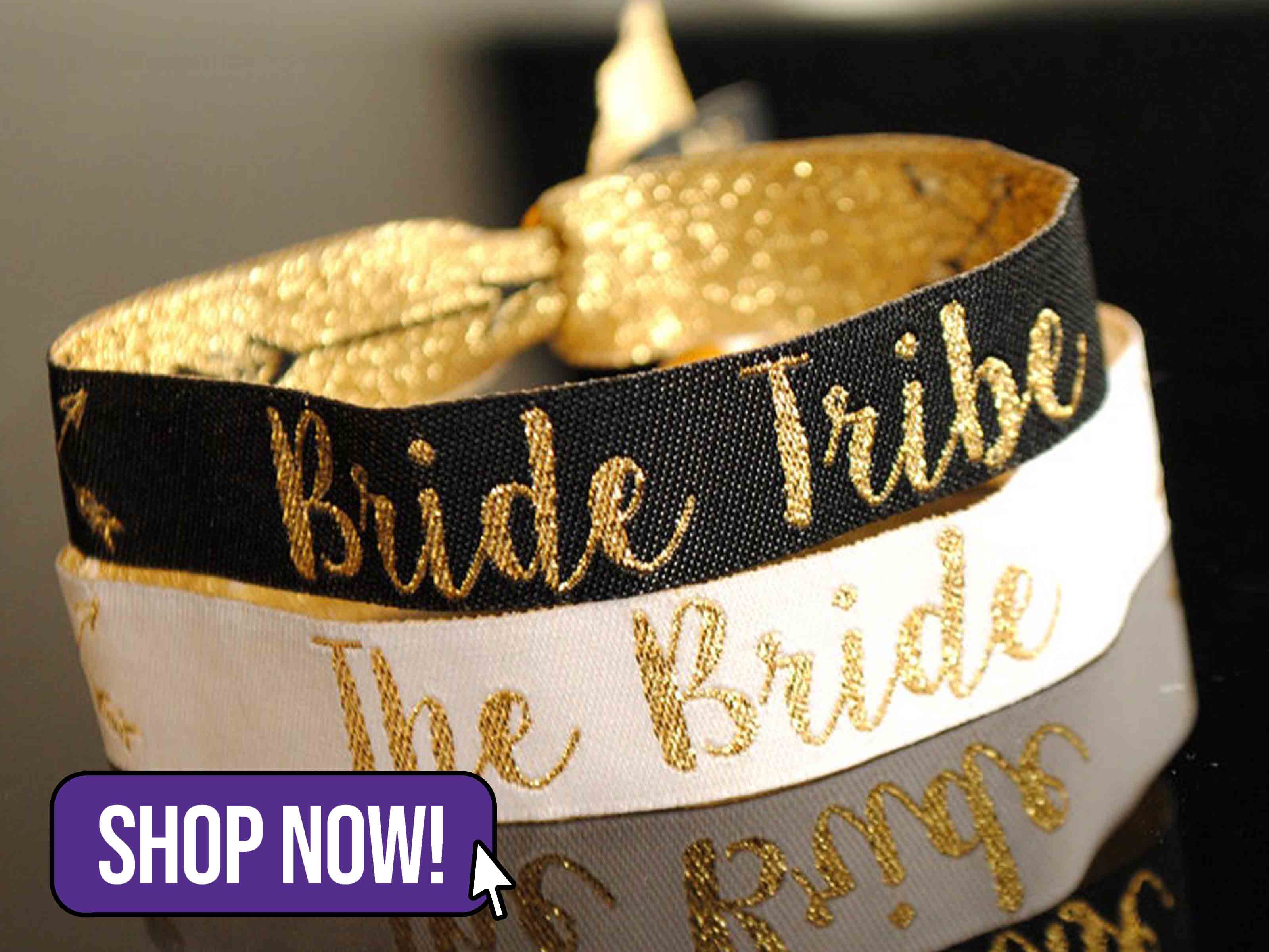 Bride Tribe Hen Party Wristbands - WedfestWeddings