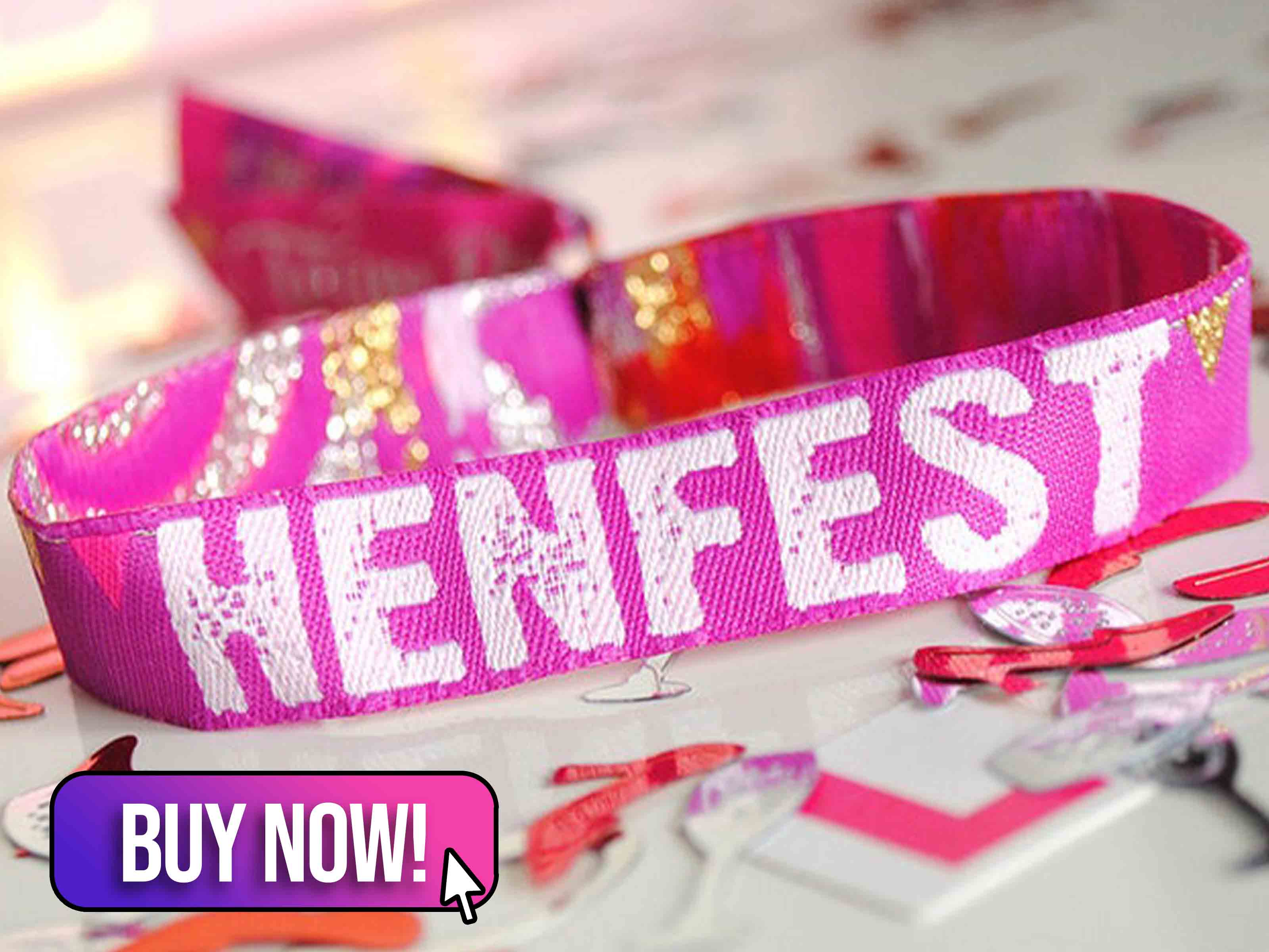 Henfest Hen Party Wristbands - WedfestWeddings