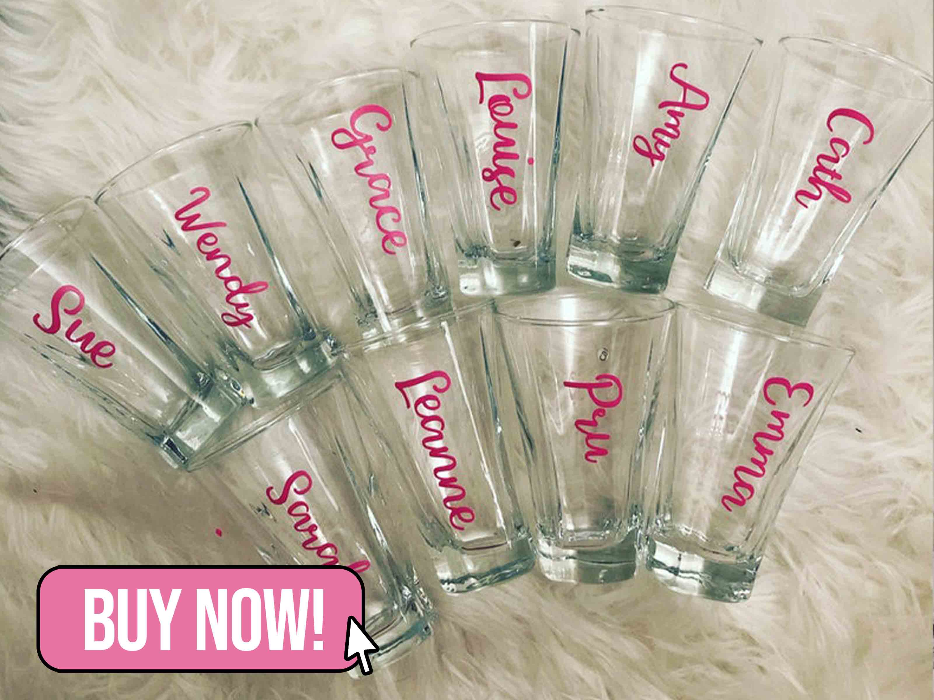 Personalised Name Shot Glasses - DreamCustomize