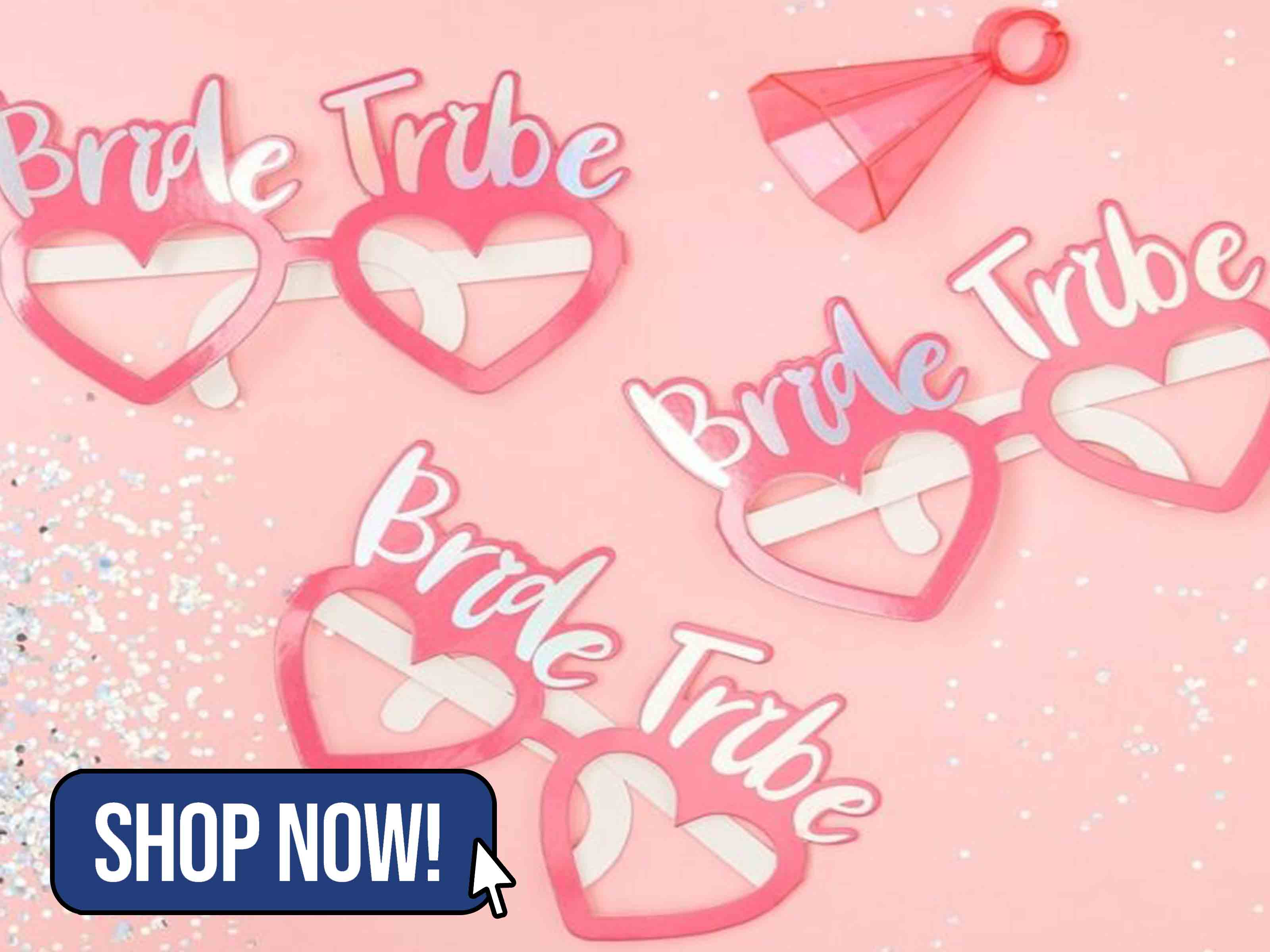 BRIDE TRIBE FUN GLASSES HEN PARTY PROPS - Ginger Ray