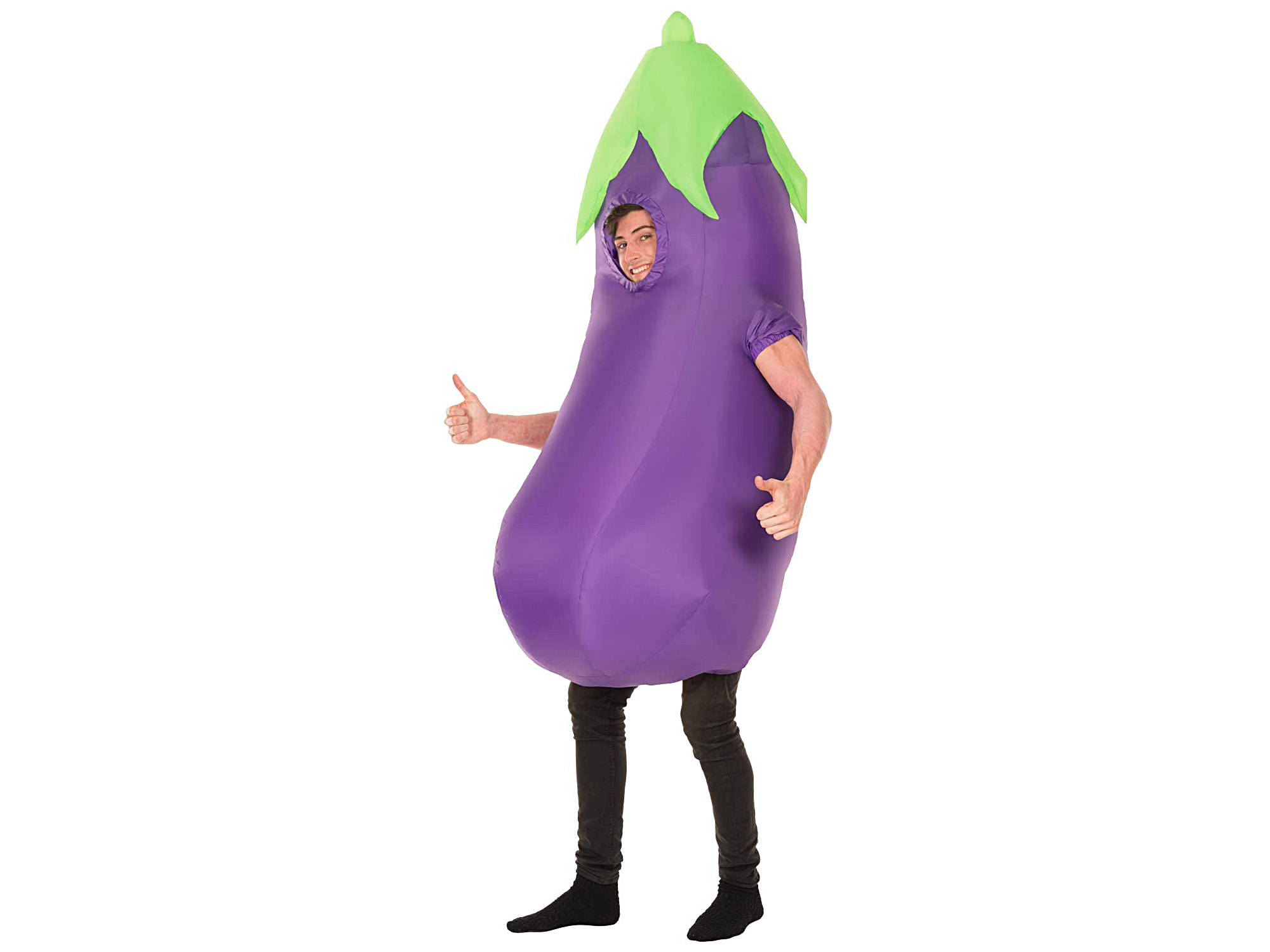 Giant Inflatable Egg Plant Emoji Outfit - Amazon