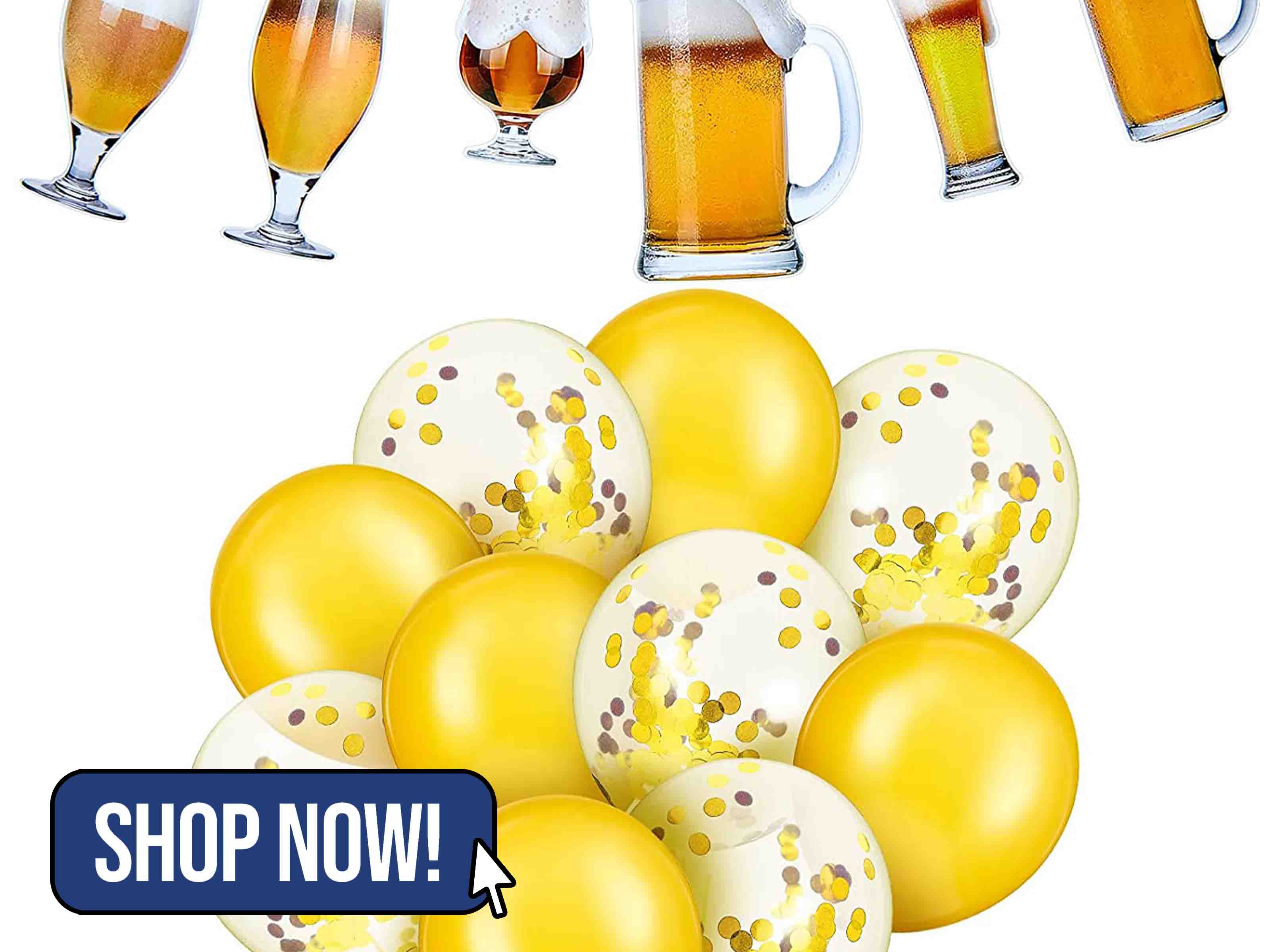Beer Party Decorations Set  -  Amazon