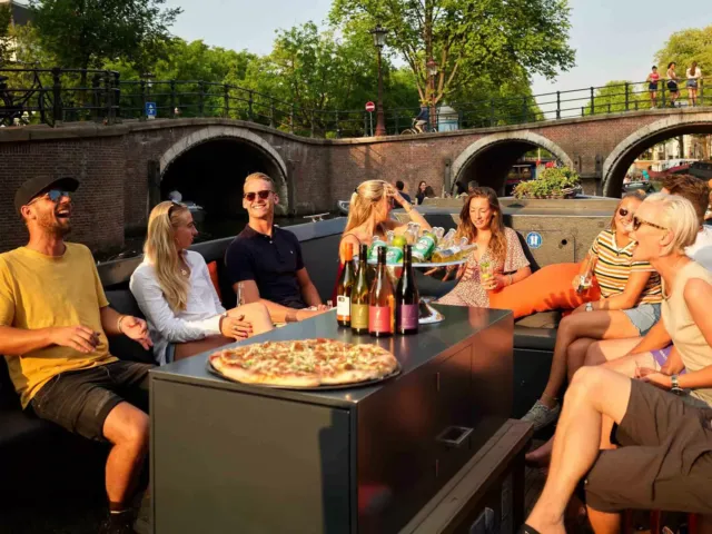 Canal Boat Pizza Cruise