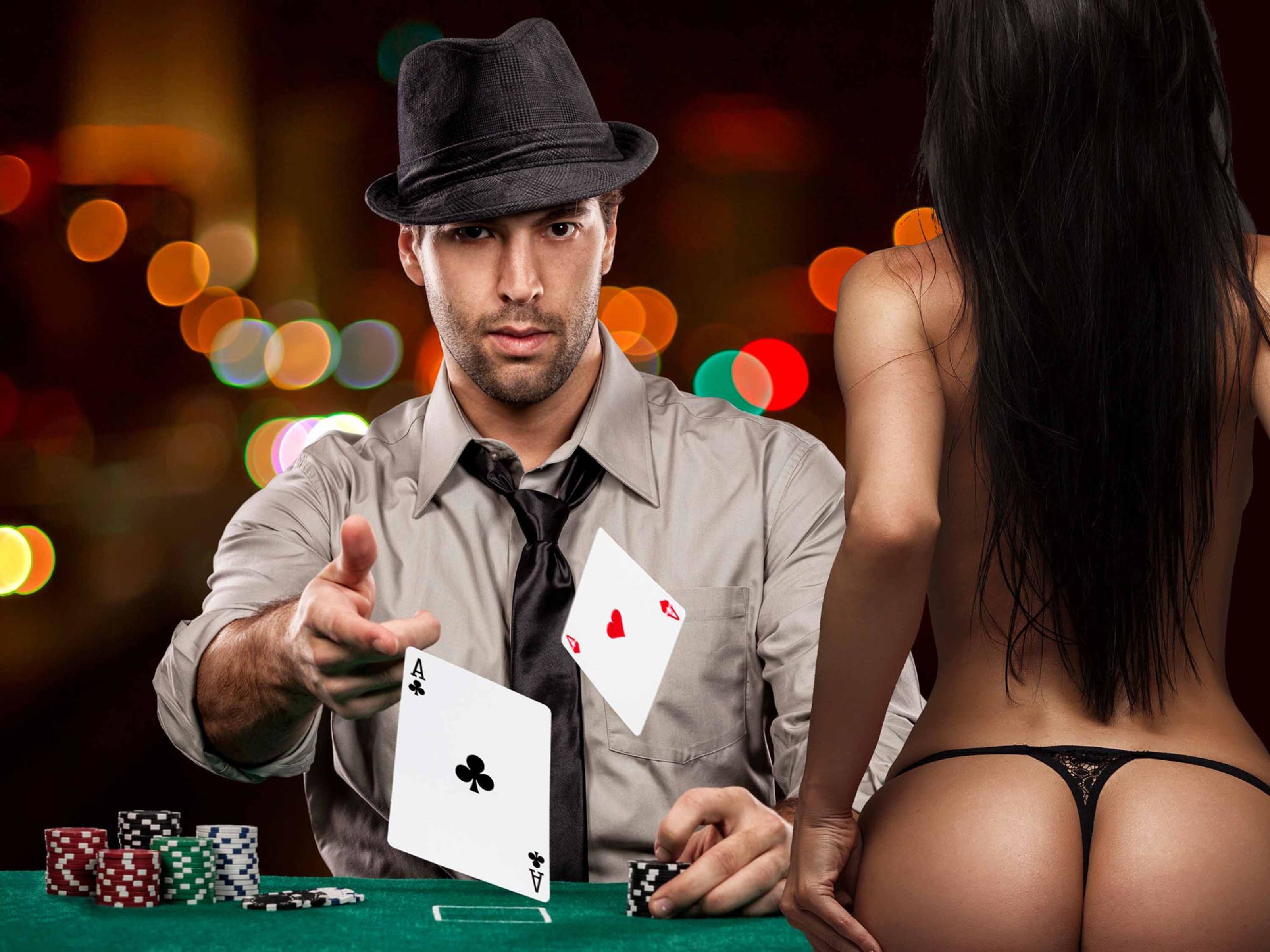 Poker Night with Meal and Stripper Stag Do in Barcelona picture