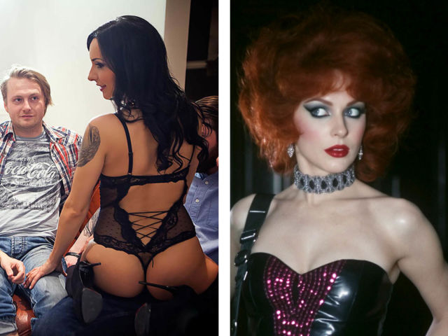 Sexy Female Stripper with Surprise Drag Ending