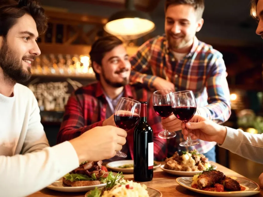 3 Course Meal & Wine