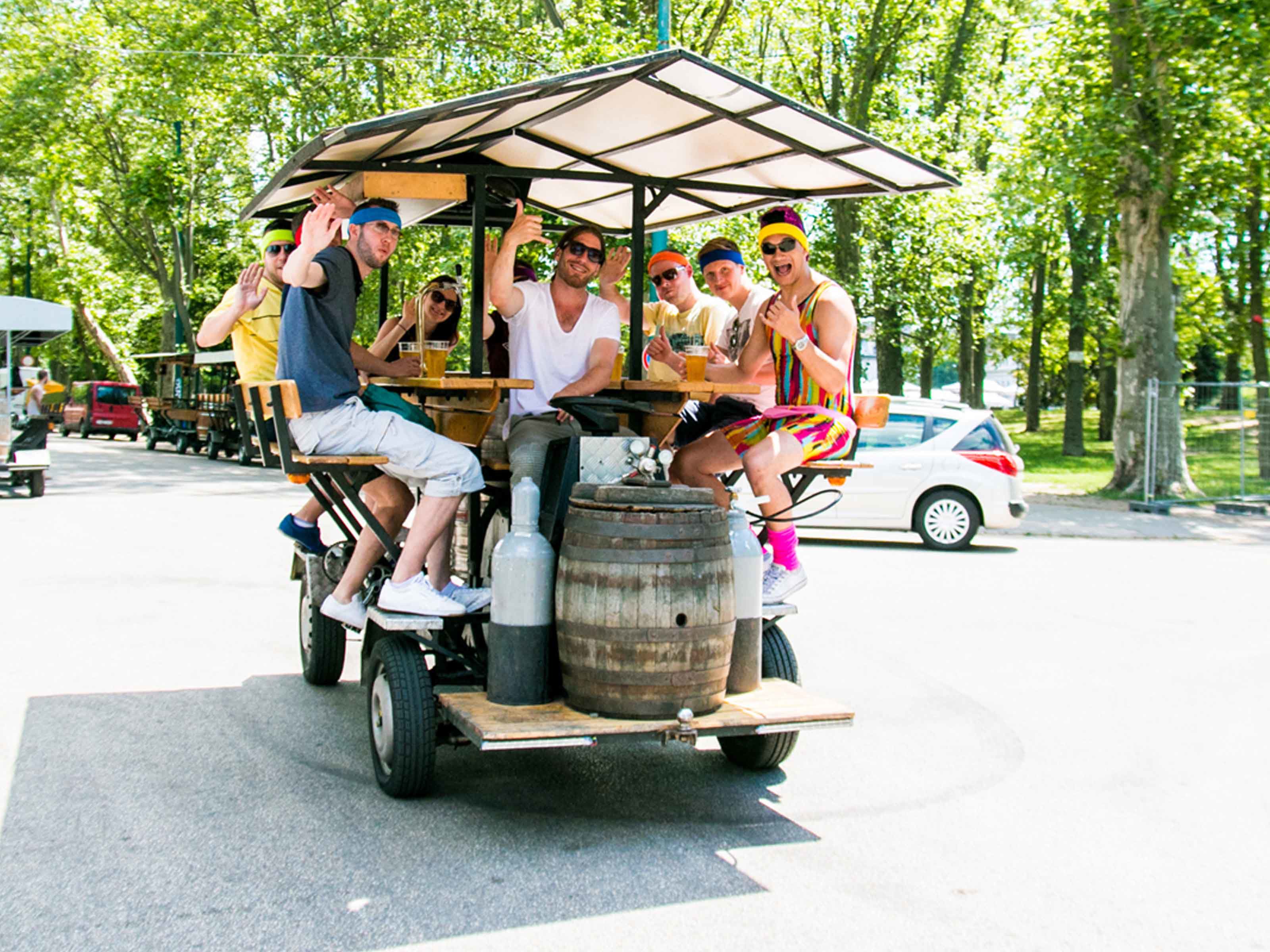 Beer Bike Stag Do in Budapest
