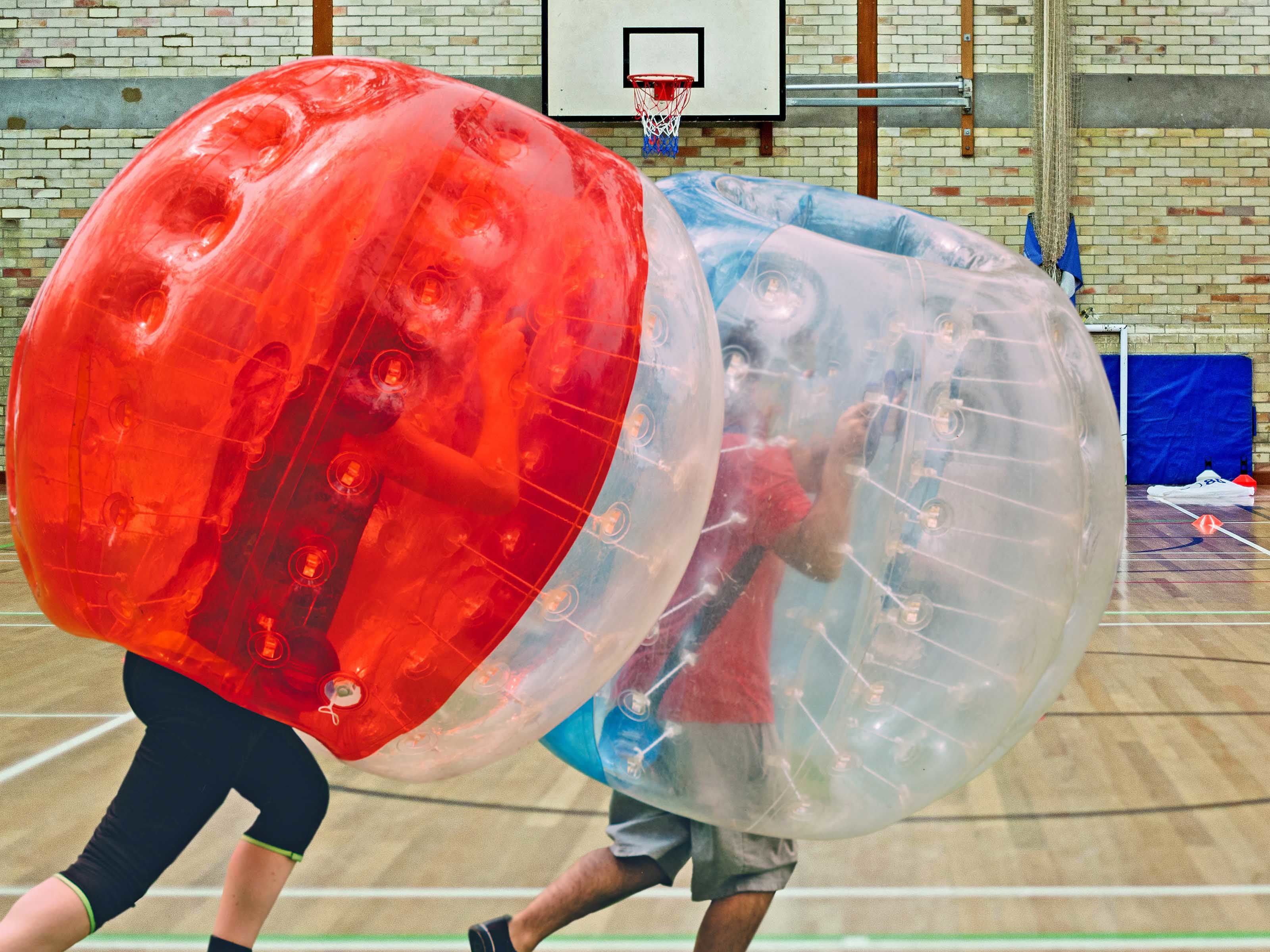 indoor bubble football