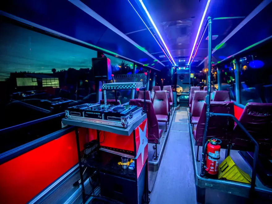 American School Party Bus Airport Transfer