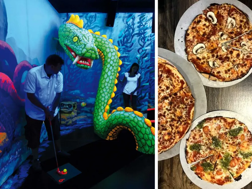 Crazy 3D Golf & Pizza