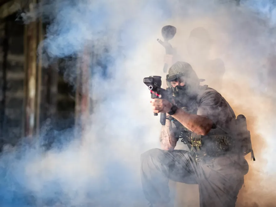 Deluxe Indoor Paintball Activity