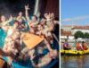 White Water Rafting & Hot Pool Party