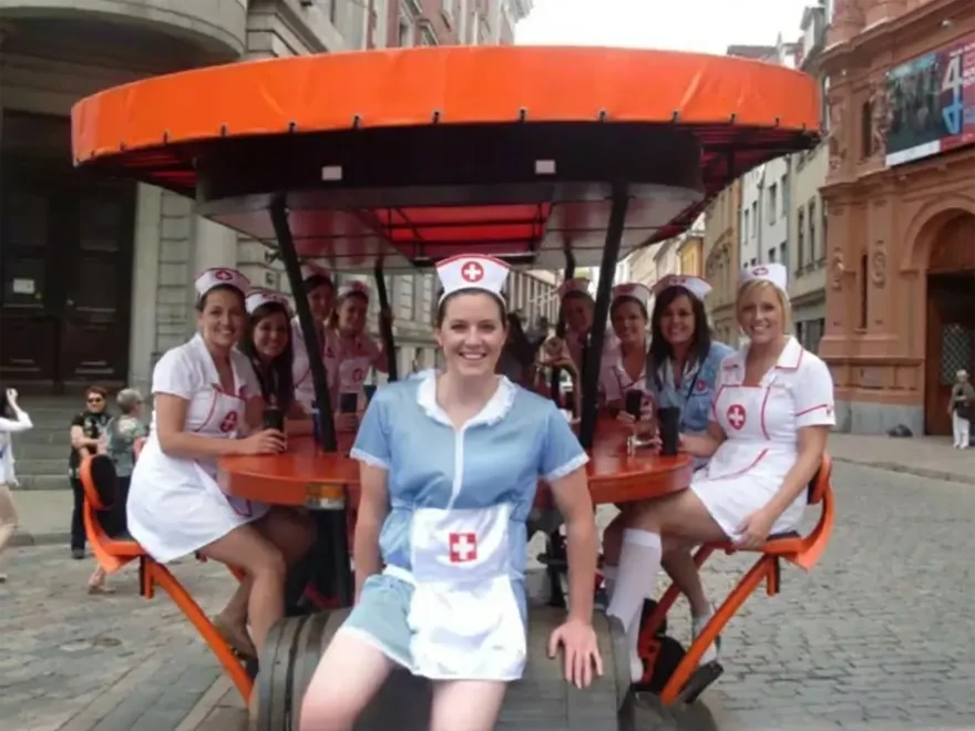 Beer Bike Riga Hen Party