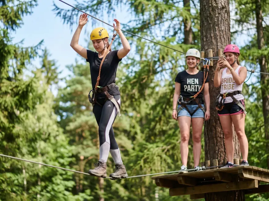 Hen Party High Ropes Course