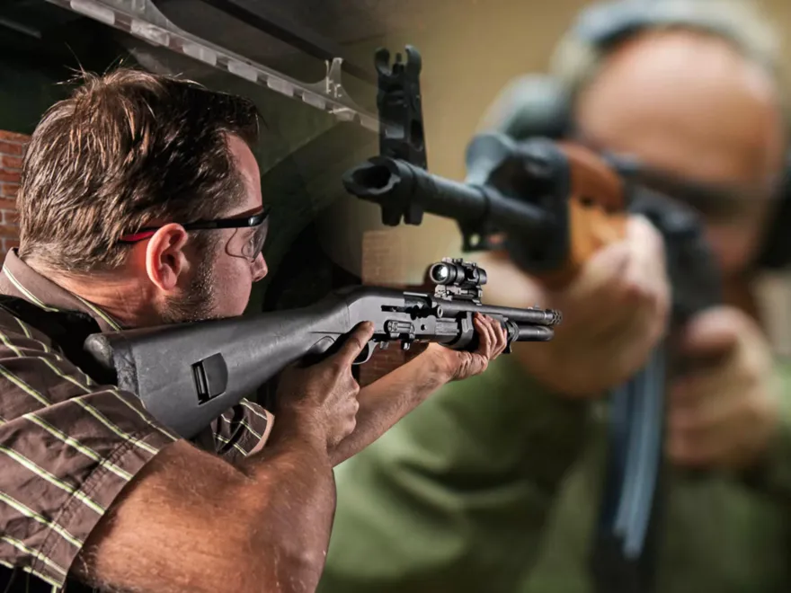 AK47 & Shotgun Shooting