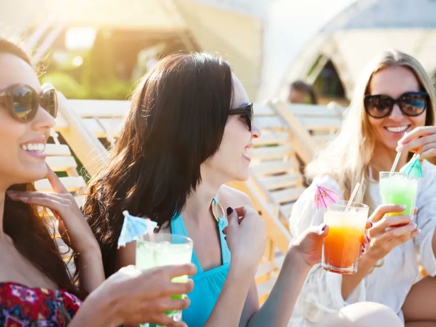 Kaluna Beach Club Entry with Pimms