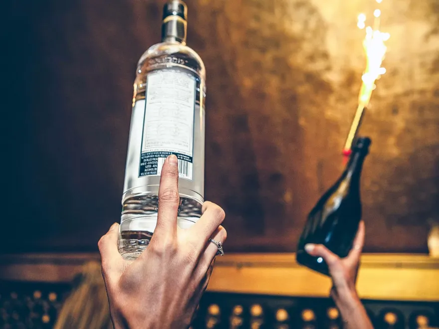 Tramps Entry & VIP Table & Bottles