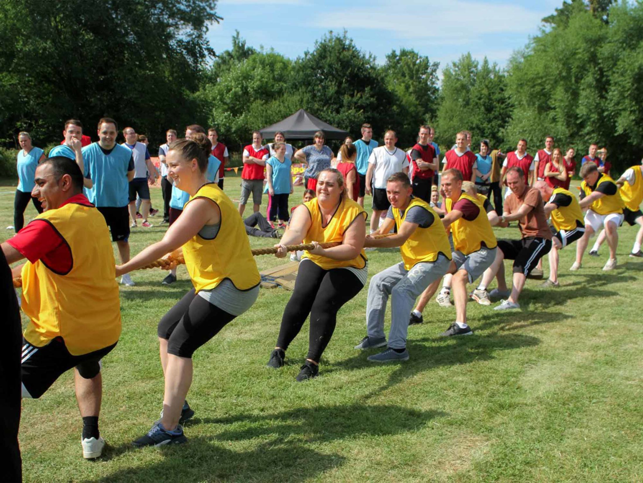 Outdoor Team Building Events in Preston