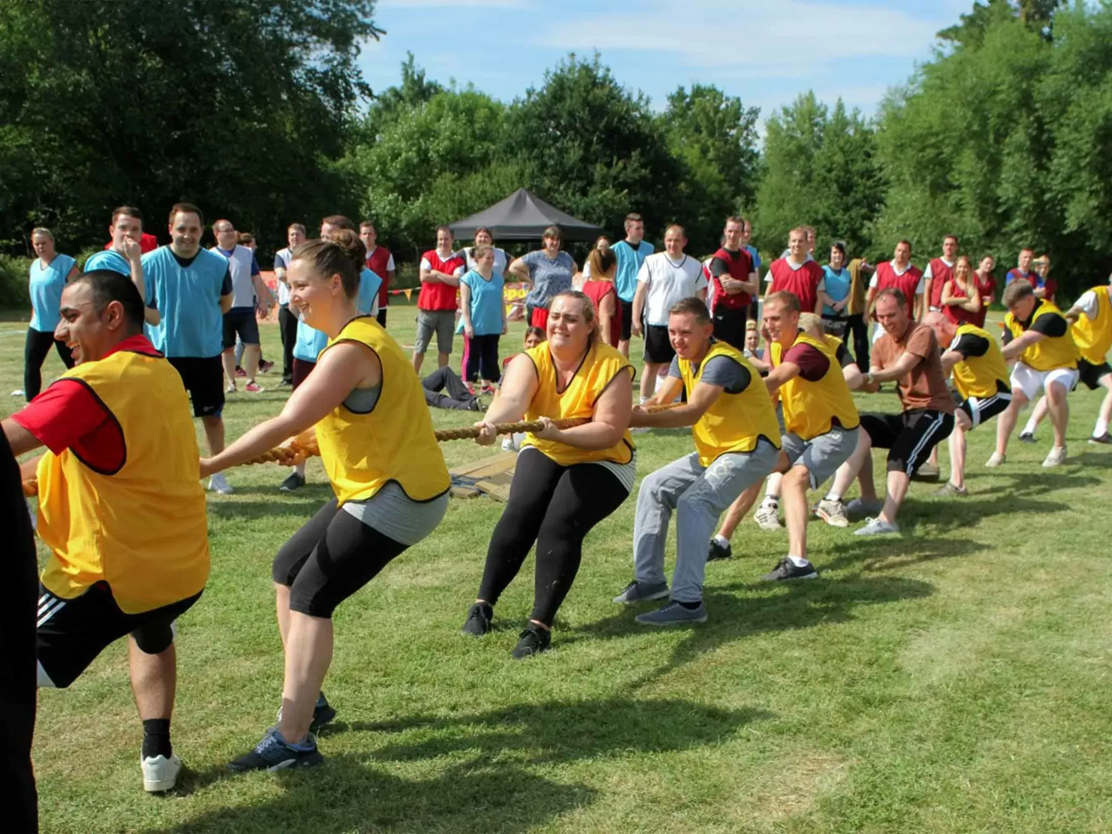 Outdoor Team Building Events in Preston