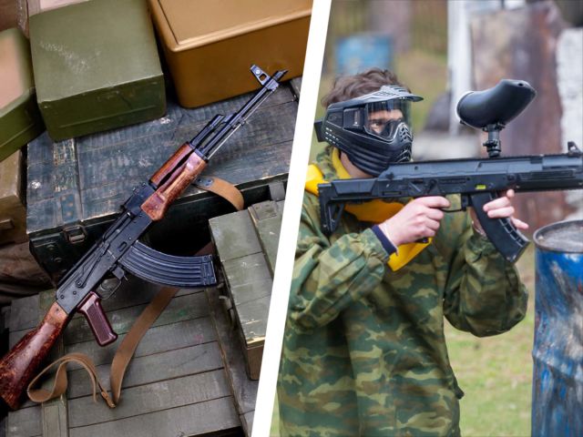 Assault Rifles & Paintballing