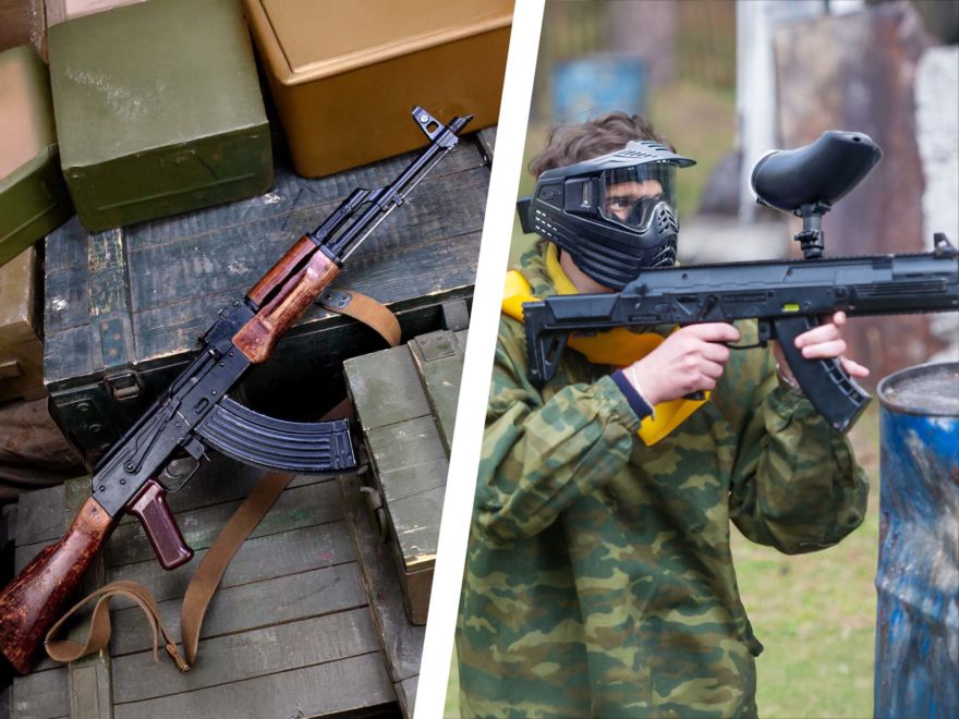 Assault Rifles & Paintballing