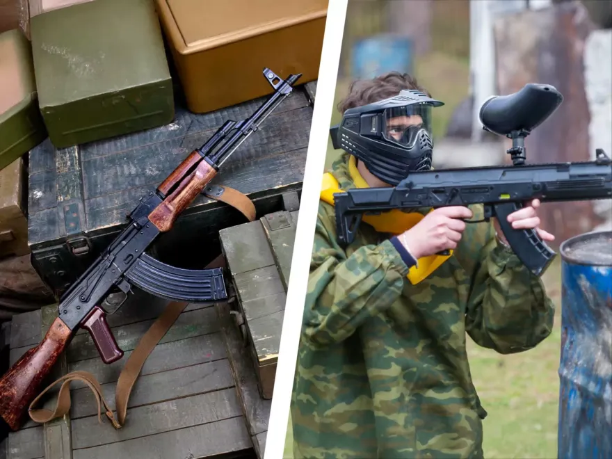 Assault Rifles & Paintballing