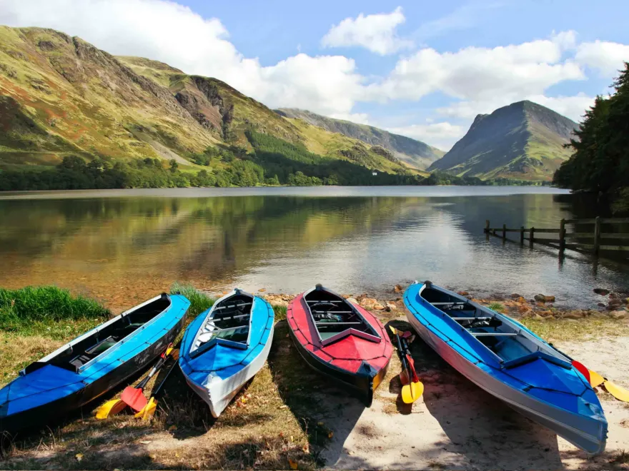 Canoeing Lake District
