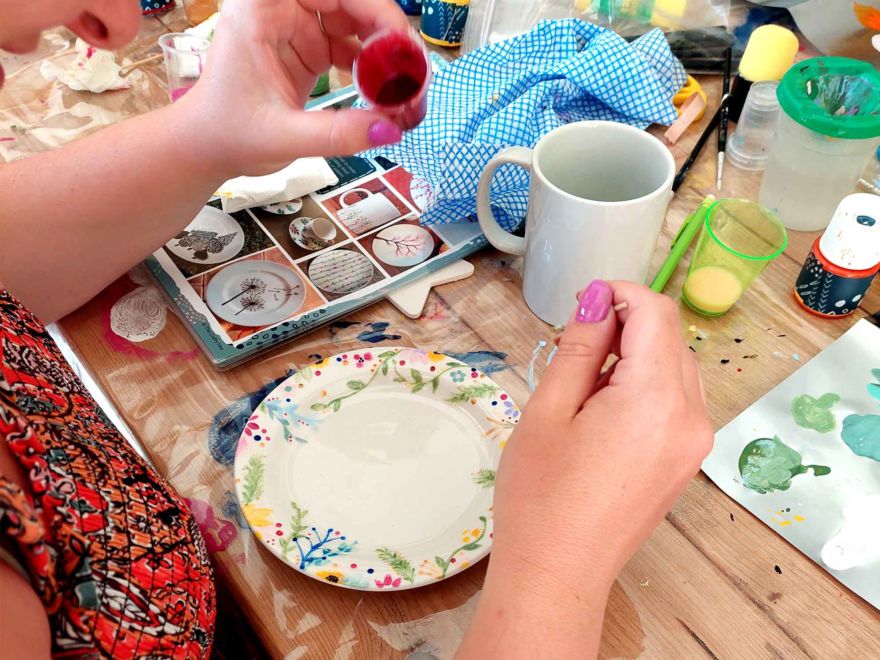 Ceramic Painting Hen Party