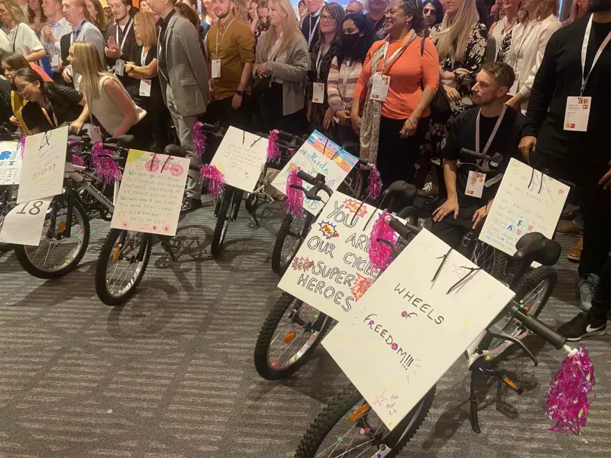 Charity Bike Build Team Building in Leicester | Funktion Events