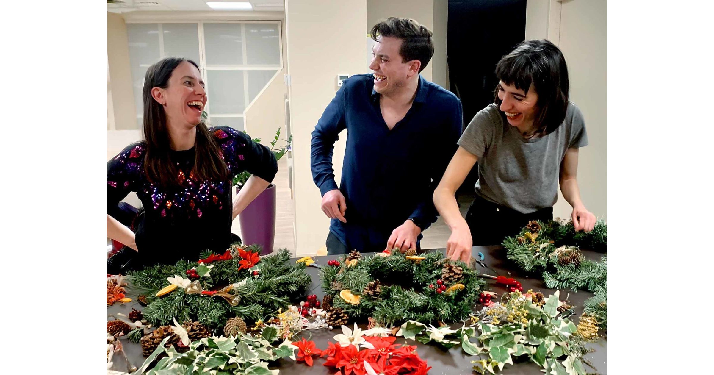 Christmas Wreath Making Party Available Nationwide