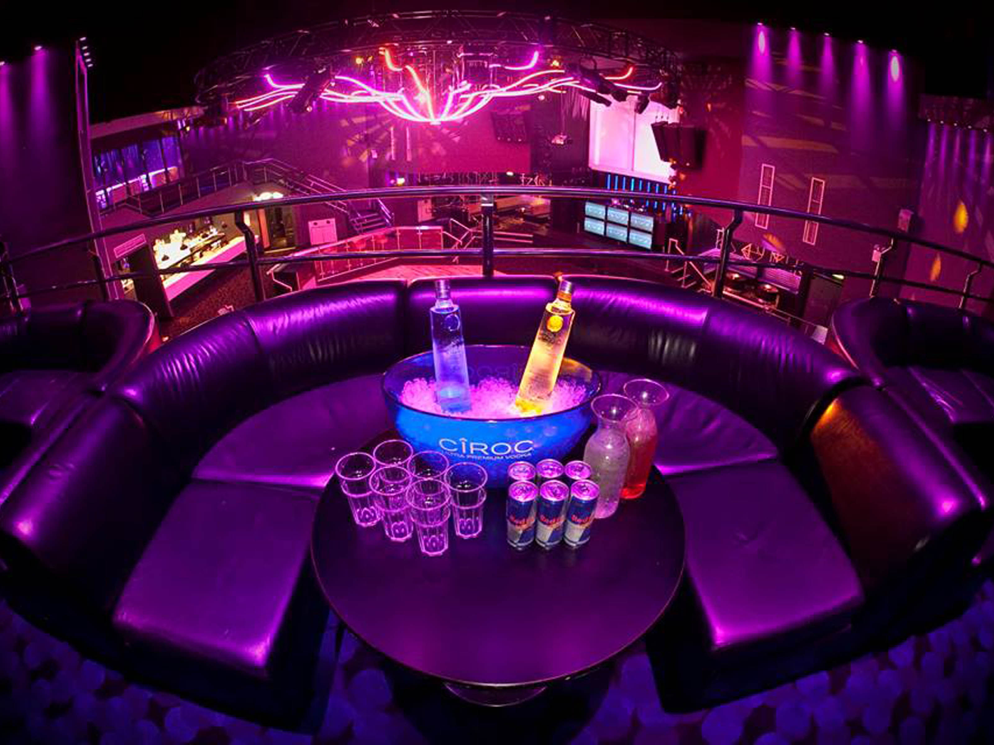 Fiction Nightclub with Booth Drinks Hen Party  in Swansea