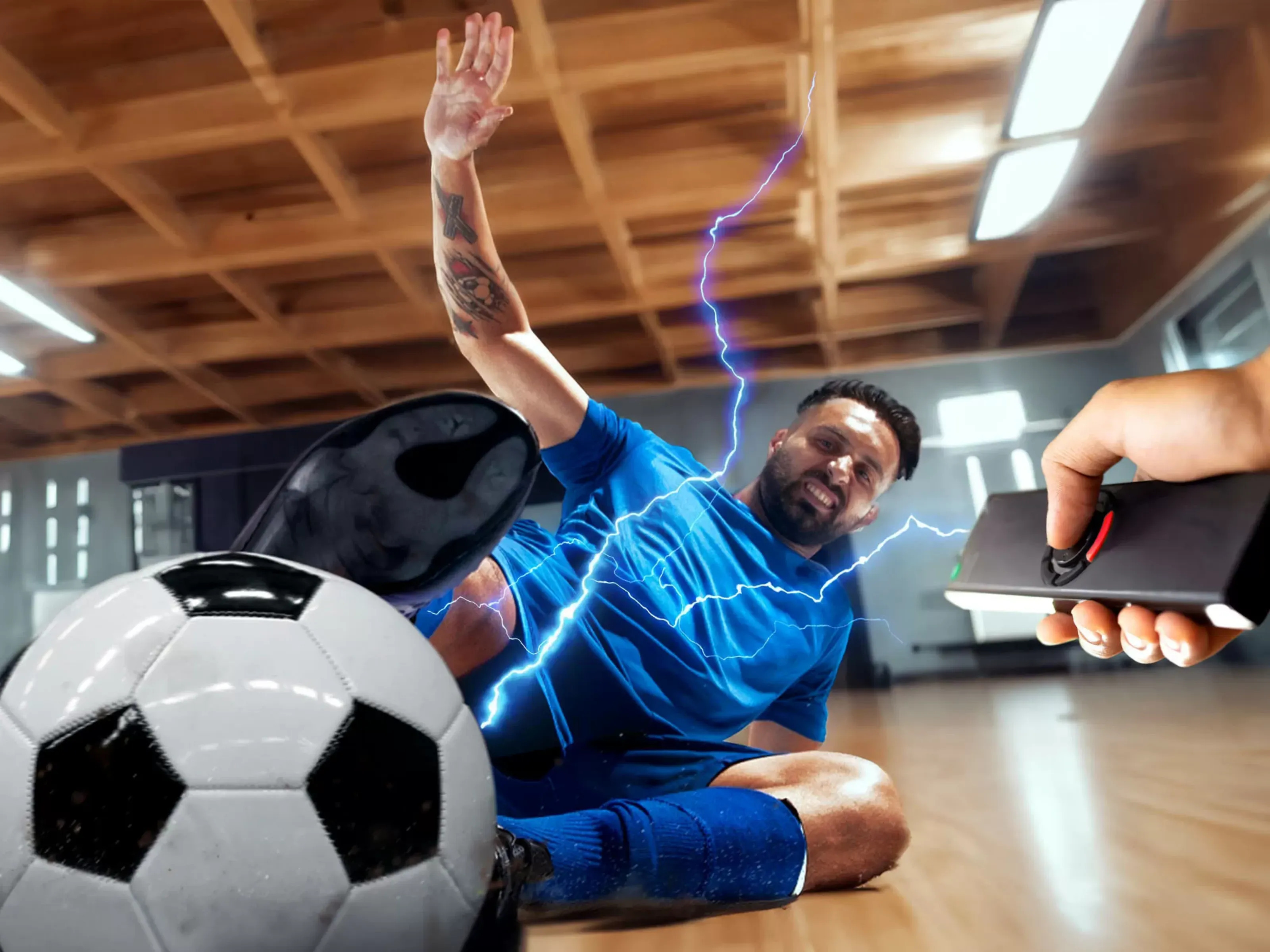 Electric Shock Football Stag Do In Nottingham