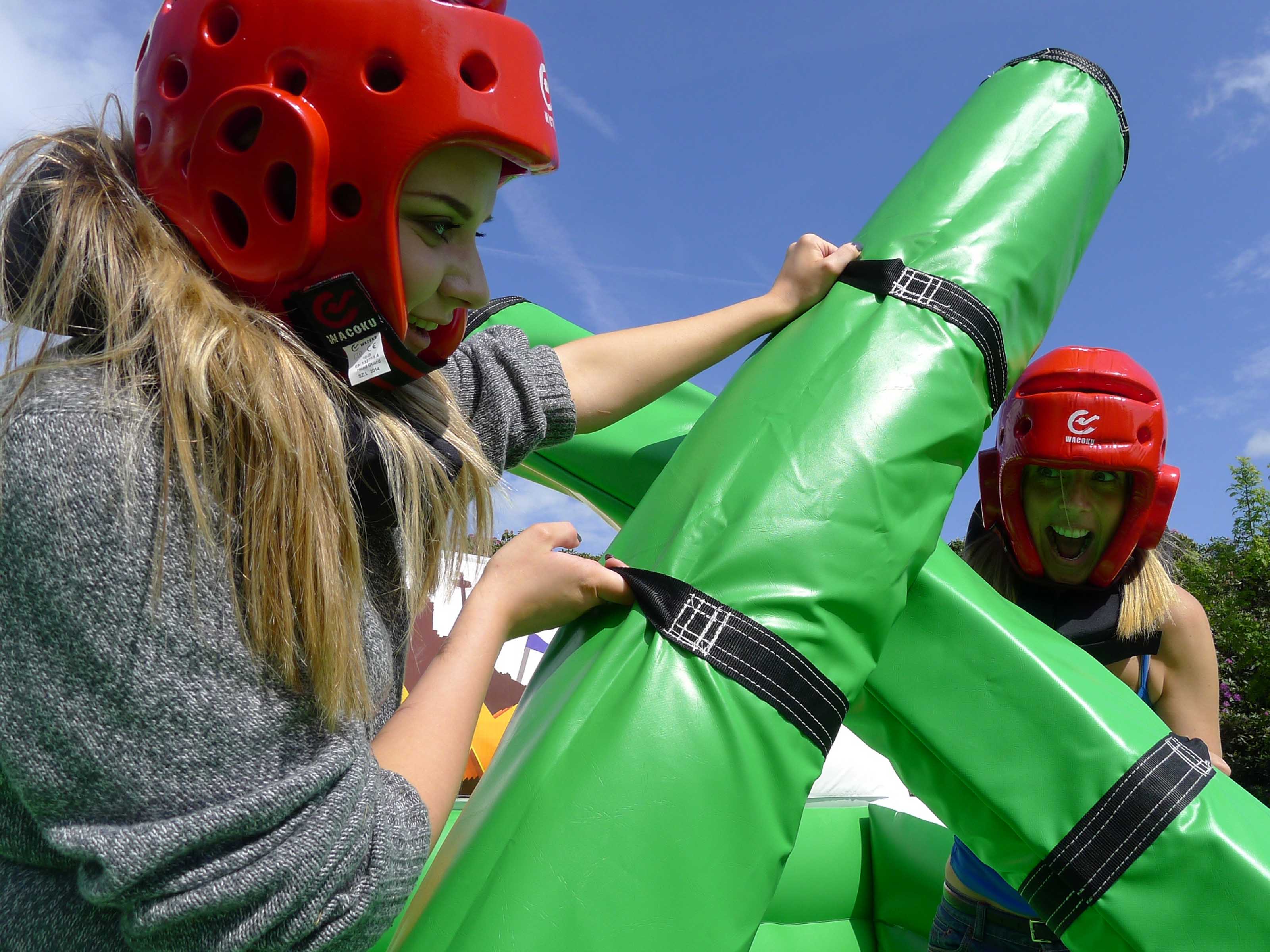Team taking part in a Liverpool city centre team building activity near Albert Dock or Liverpool ONE