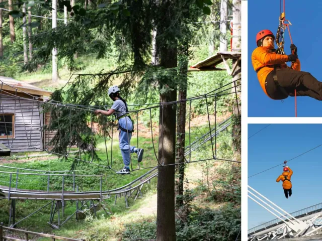 High Ropes, Abseil & Zip Line