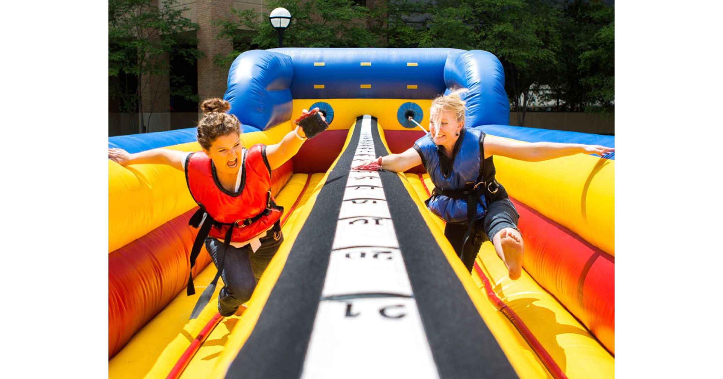 Inflatable Games Team Building in Bournemouth